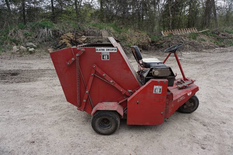 lot 2 image: Olathe Model 48 - 48 LandscapeLawn Dethatcher Sweeper
