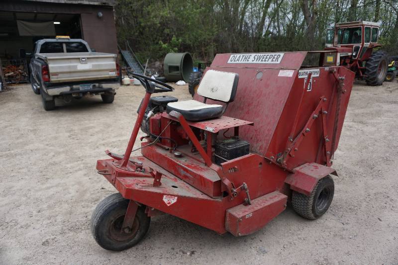 Olathe Model 48 48" Landscape/Lawn Dethatcher Sweeper International