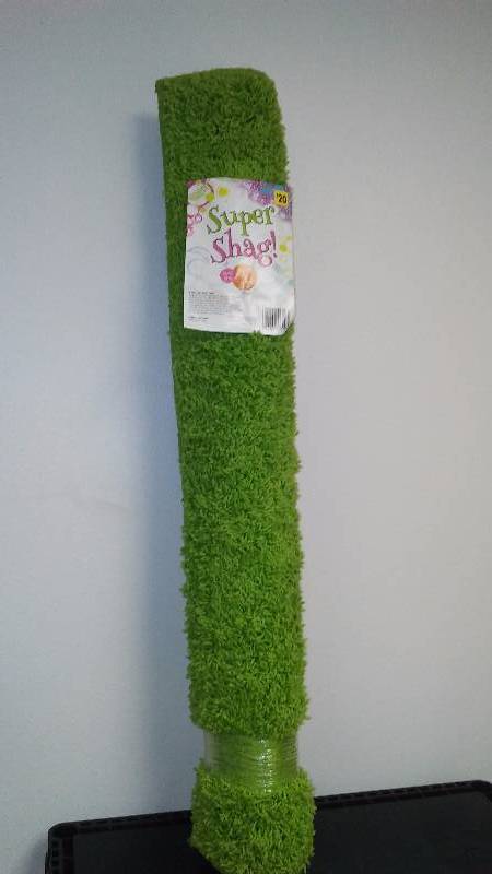 Super Shag Area Rug, 36 x 52 Inches, Lime Green