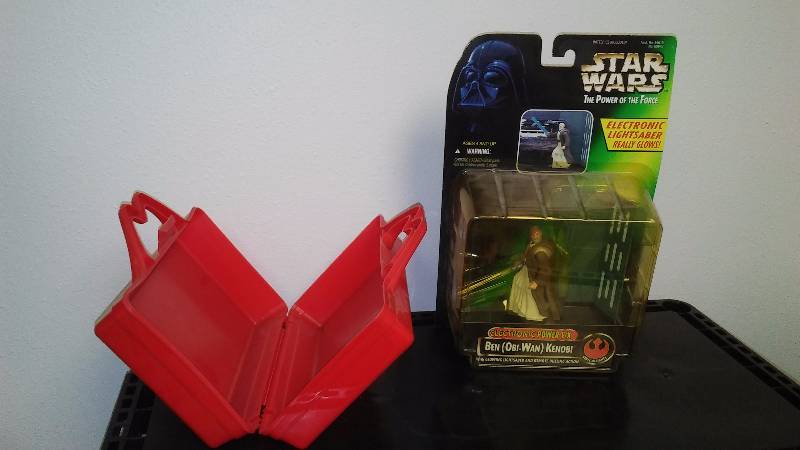 Star Wars Obi-Wan Kenobi Figurine, McDonalds Lunch Box