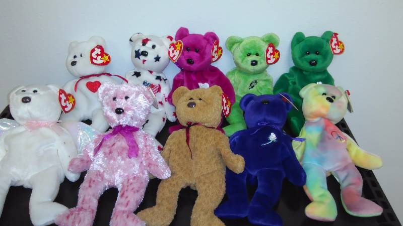 Ty Beanie Babies (10) Bears