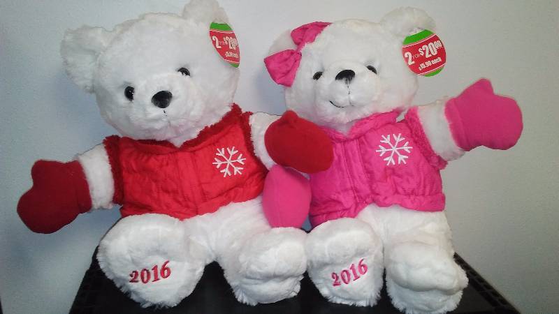 Boy and Girl Christmas Bears (2)