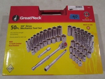 lot 90 image: Great Neck 50 pc Tool Set