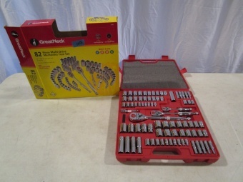 lot 102 image: Great Neck 82 pc Mechanics Tool Set