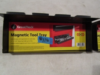 lot 116 image: Great Neck Magnetic Tool Tray