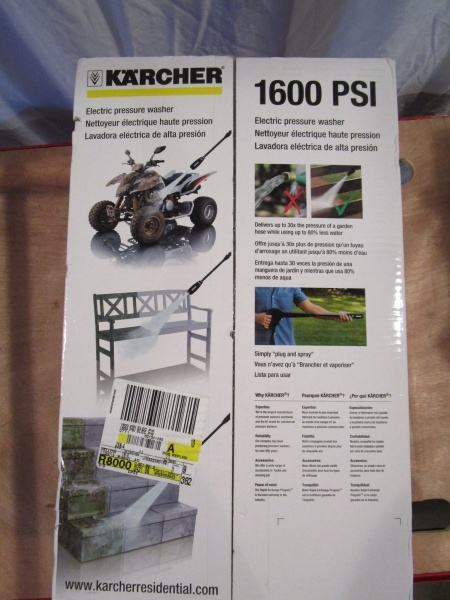 lot 121 image: Karcher Electric Pressure Washer
