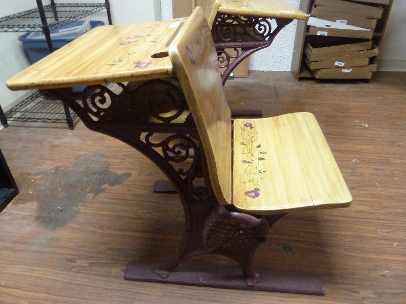 Antique School Desk