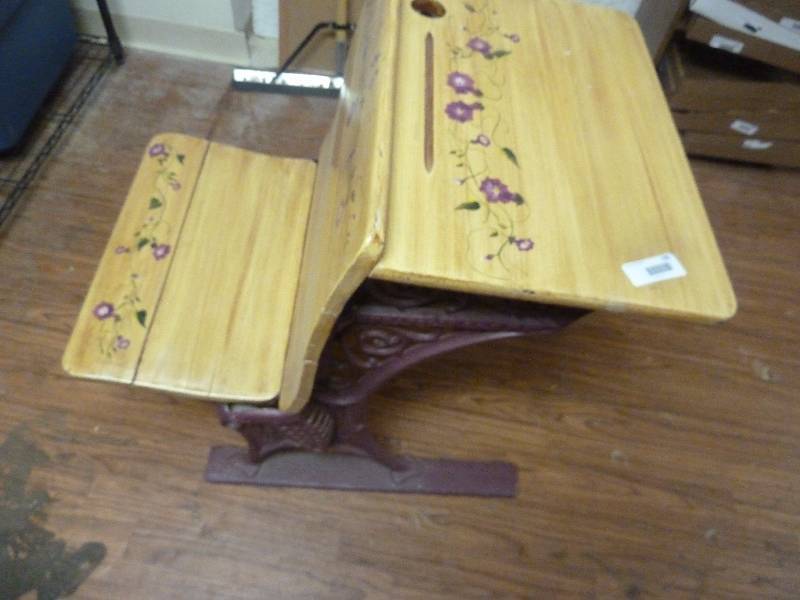 Antique School Desk