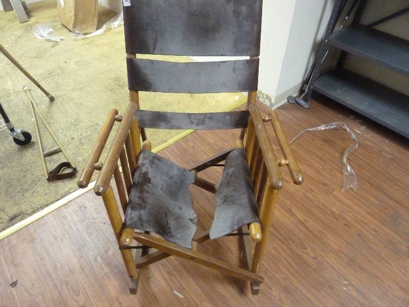Antique Folding Rocking Chair