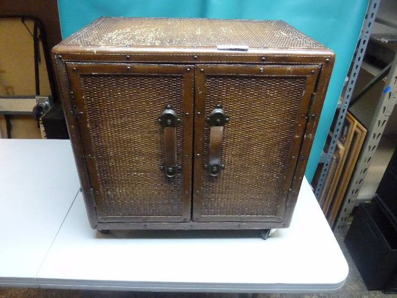Vintage Storage End Table