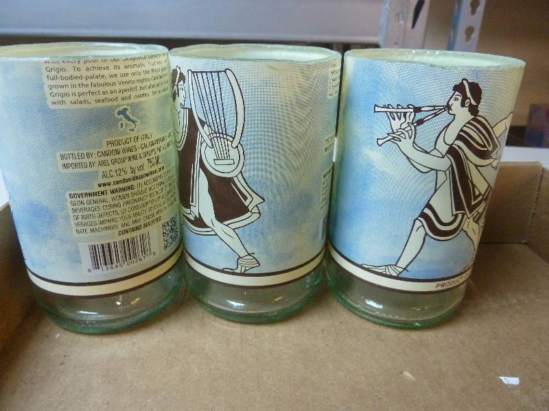 Wine Bottle Glasses