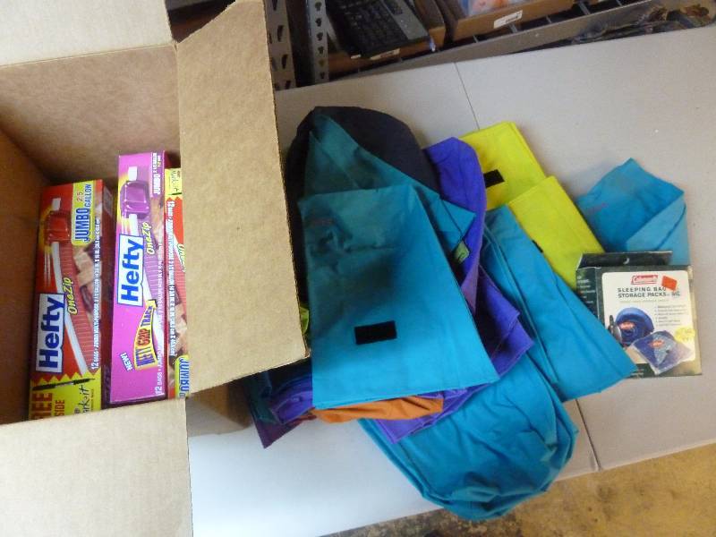 Large Lot of Vinyl Lunch Sacks and More
