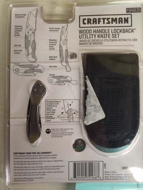 Craftsman utility Knifes