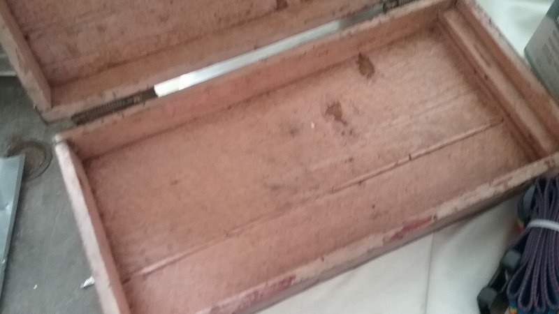 Vintage Wood Tool Box  Misc