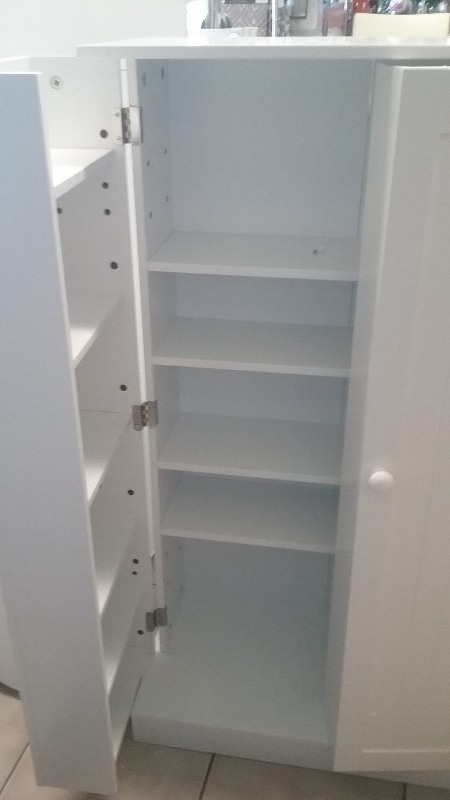 White Wall Pantry Cabinet