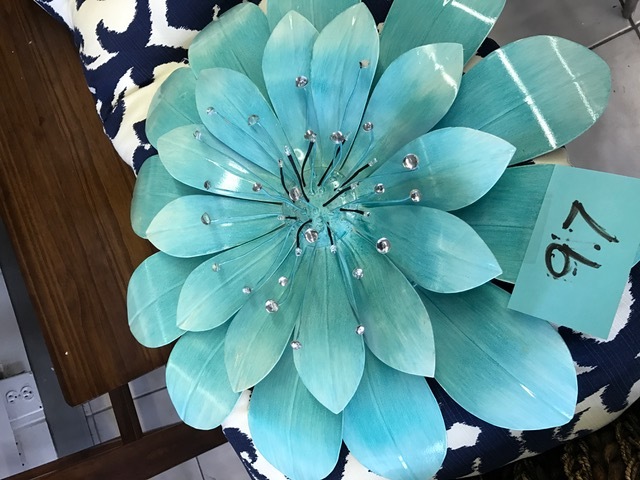 Large Wall Metal Flower Decor