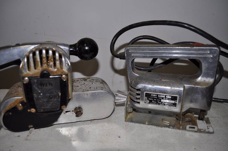 Vintage Saber Saw and Belt Sander