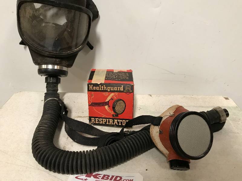 Vintage gas mask and repirator