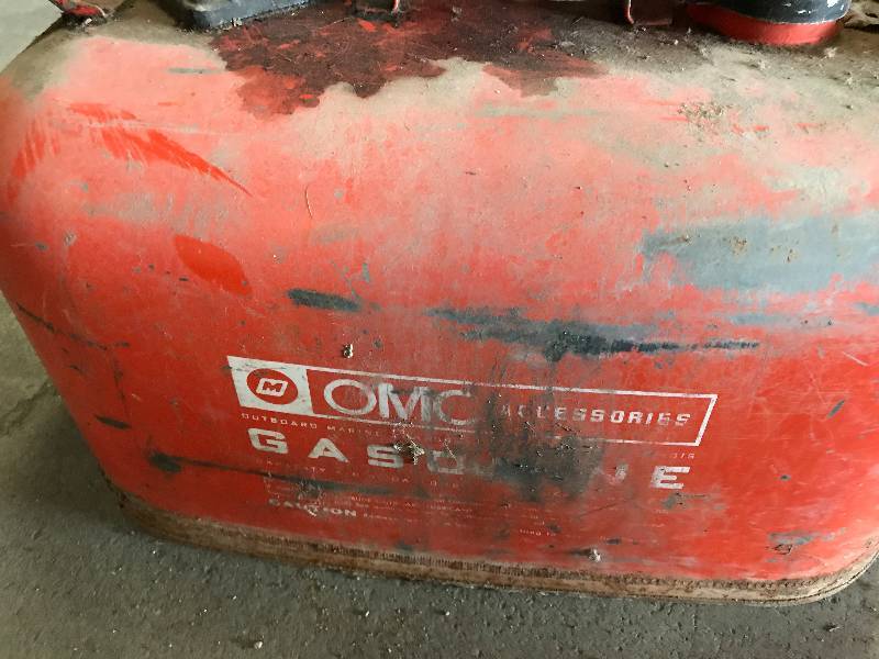 Boat gas tank