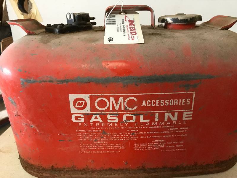 Boat gas tank