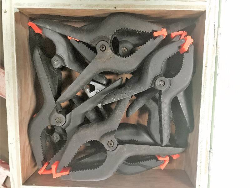 Box of clamps