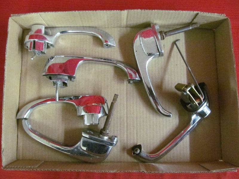 lot 12 image: vintage auto handles