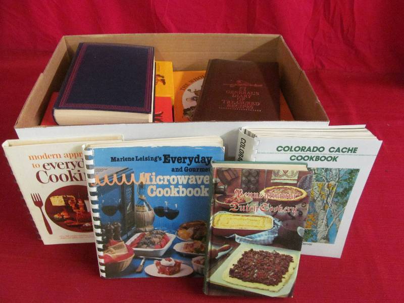 lot 123 image: recipe books