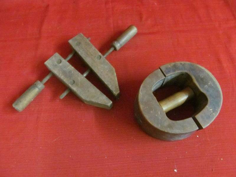 lot 124 image: vintage clamps