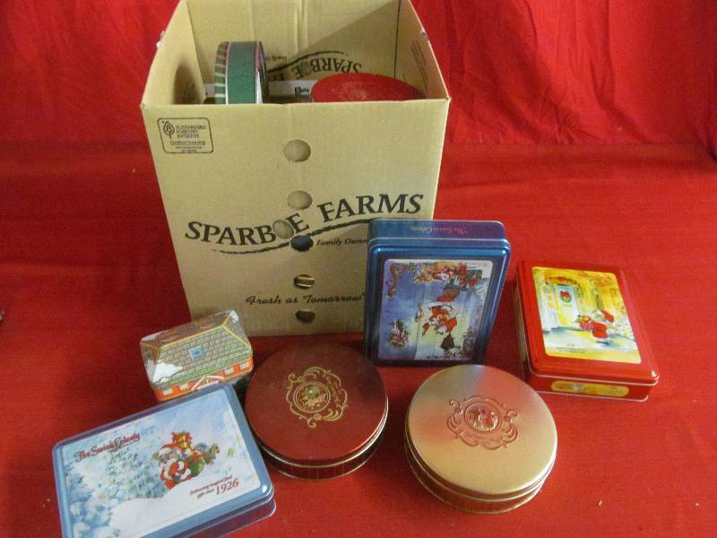 lot 156 image: cookie tins