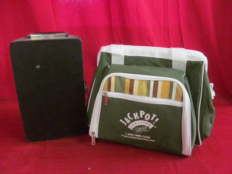 lot 159 image: travel bar picnic cases