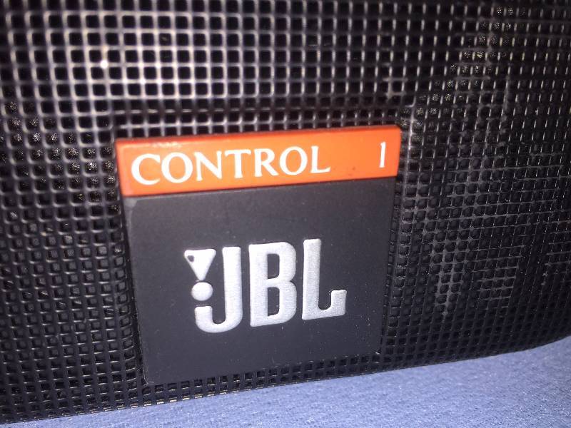 lot 23 image: JBL Control 1 Pro 5 Two-Way Professional Compact Loudspeaker (Pair, Black)