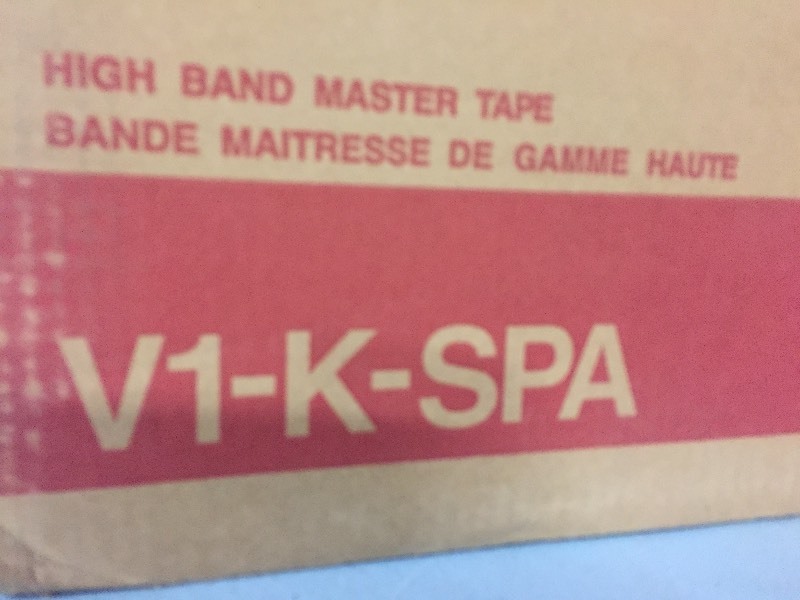 lot 31 image: New in Box  5-Pack of Sony V1-K-SPA 156 Minute High Band Master Tape