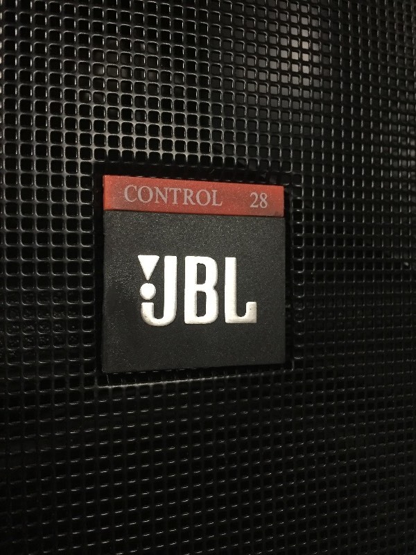 lot 27 image: Pair of JBL Control 28 High Output IndoorOutdoor 8 2-Way Audio Speakers (Black)