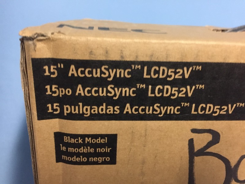 lot 58 image: New in Box  NEC AccuSync 15 Computer MonitorDisplay