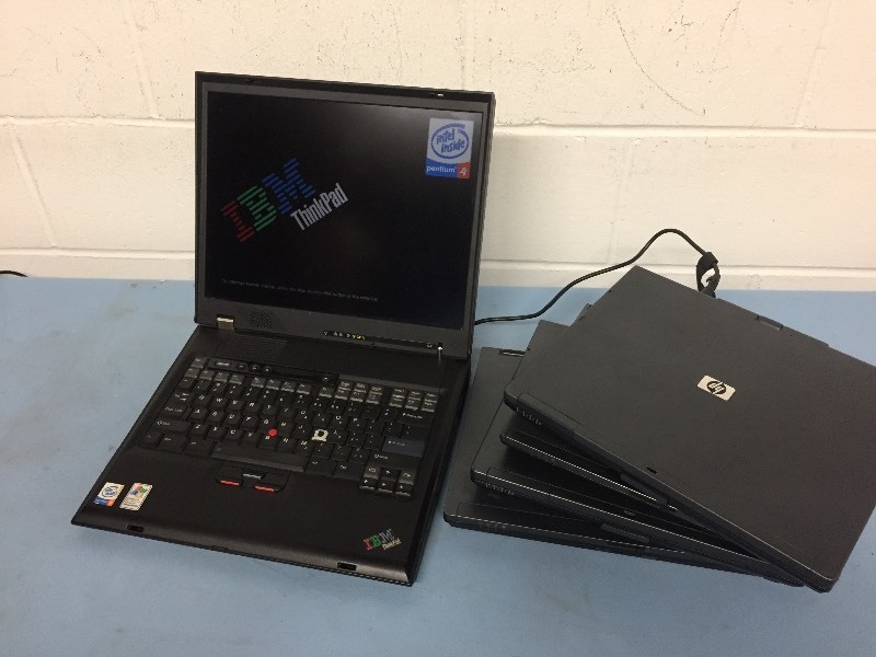 lot 60 image: Lot of Five (5) Miscellaneous Laptop Computers