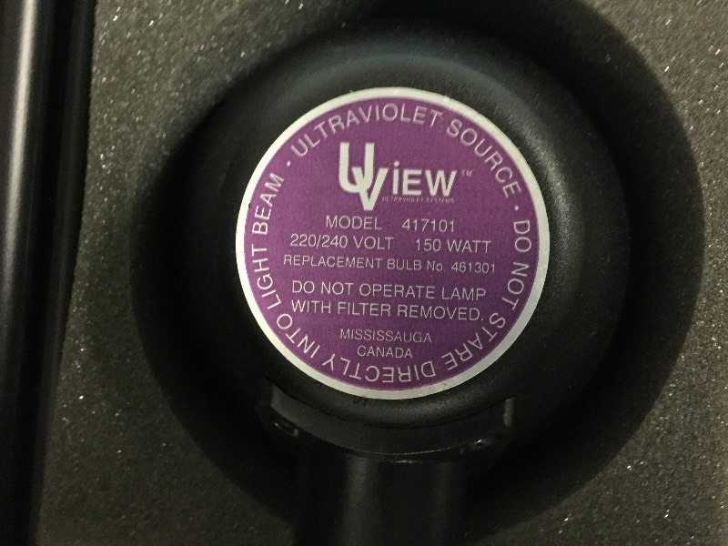 lot 75 image: UView Ultraviolet Leak Detection Kit with Case, Glasses, Manual, etc.