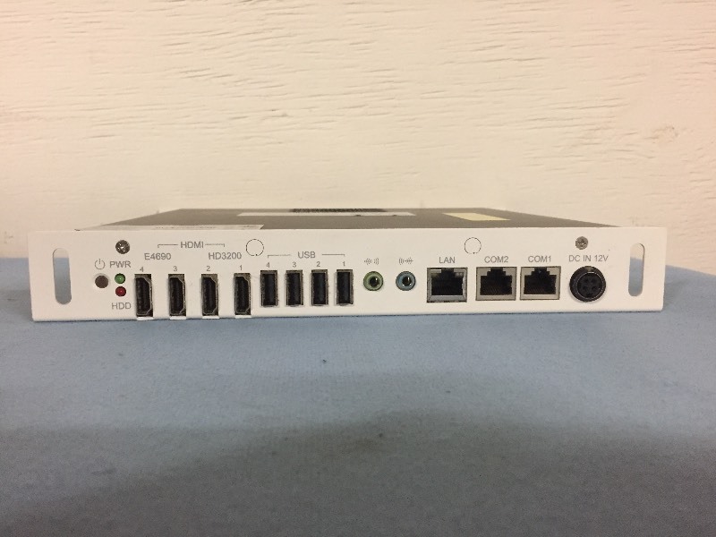 lot 55 image: Professional Mini  Compact Computer System with 4 HDMI Outputs  1080p HDTV & Microsoft Windows Pro