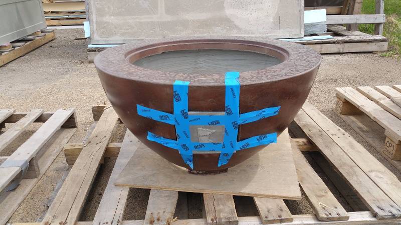 Medium Concrete Planter  Accent Pot