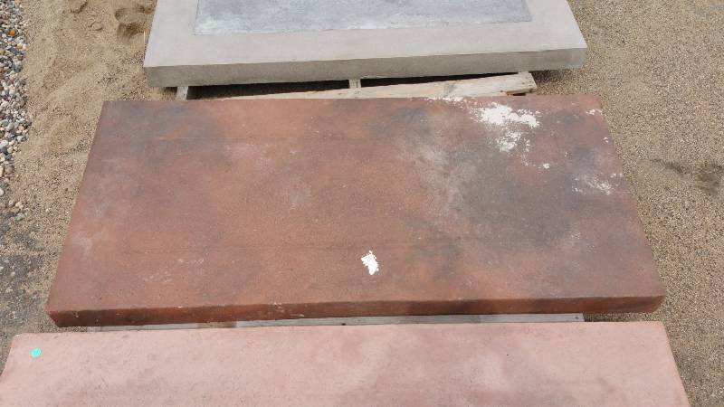 Deep, Rich-toned Marble-Like Concrete Table Top