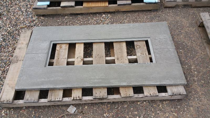 Concrete Barnwood Design Table Top