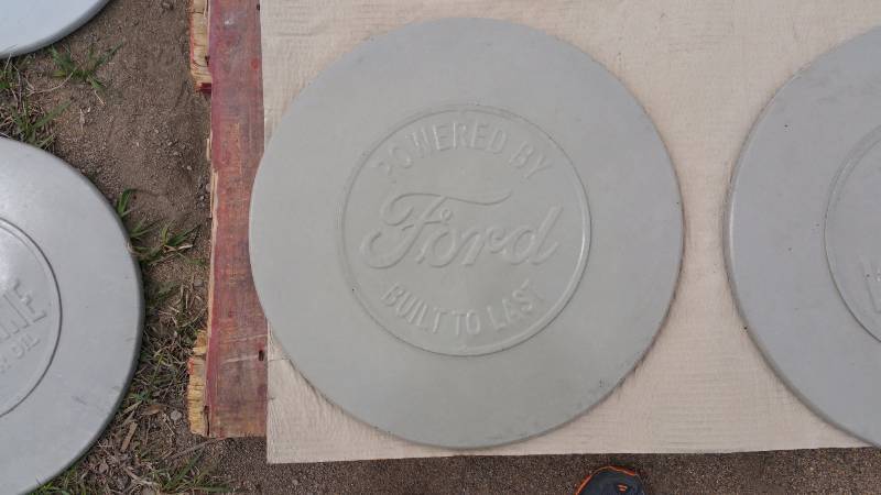 Ford Concrete Paver  Yard Art  Wall Hanging