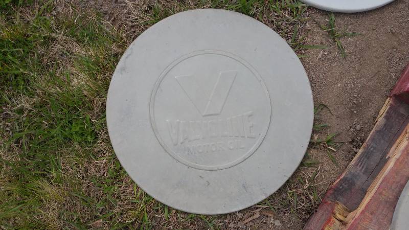 Valvoline Concrete Paver  Yard Art  Wall Hanging