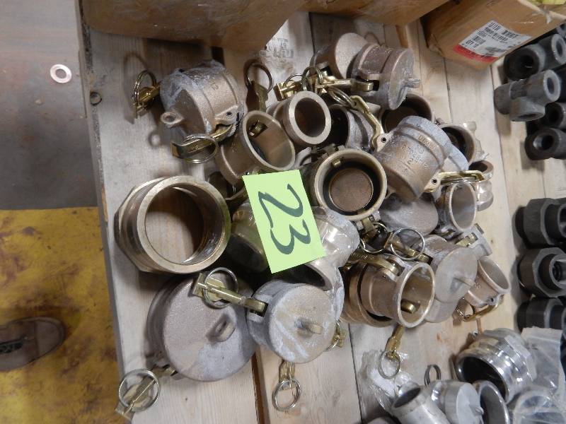 lot 23 image: Lot of Brass Fittings as pictured