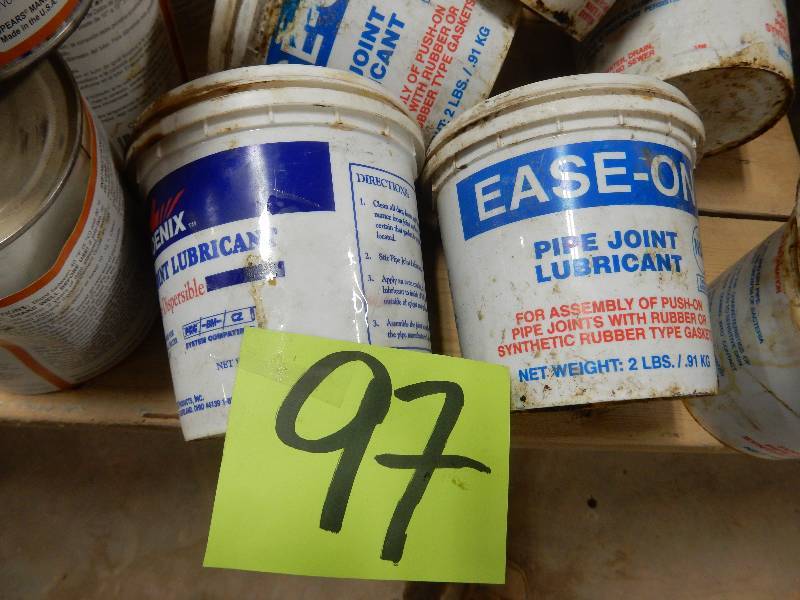 lot 97 image: 9 containers of Ease On Pipe Joint Lubricant
