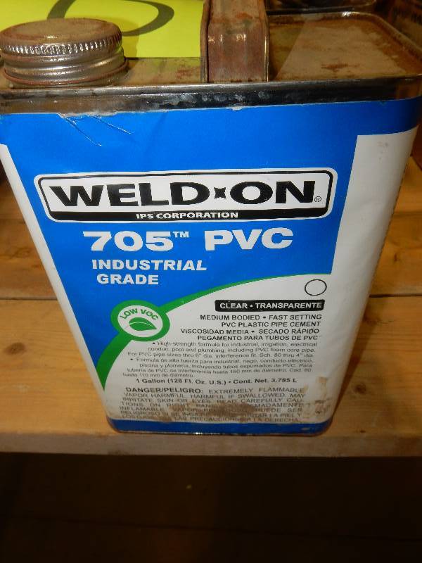 lot 93 image: 3 Gallons of WELDON 705 PVC Industrial Grade