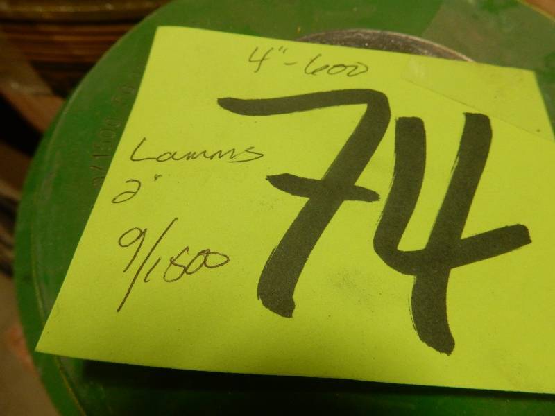 lot 74 image: Lot of Lamons, Flange gaskets  4in x 600  2 x 91500
