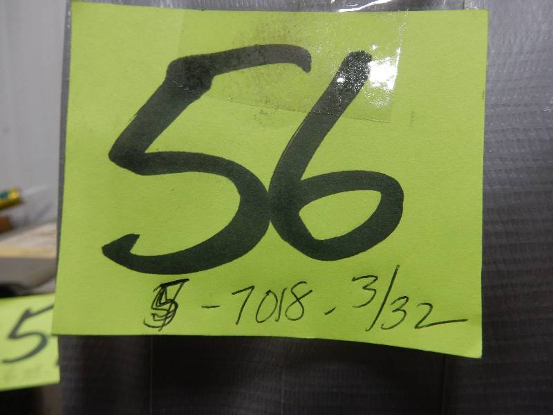 lot 56 image: 5, 332in 7018 Welding Rods
