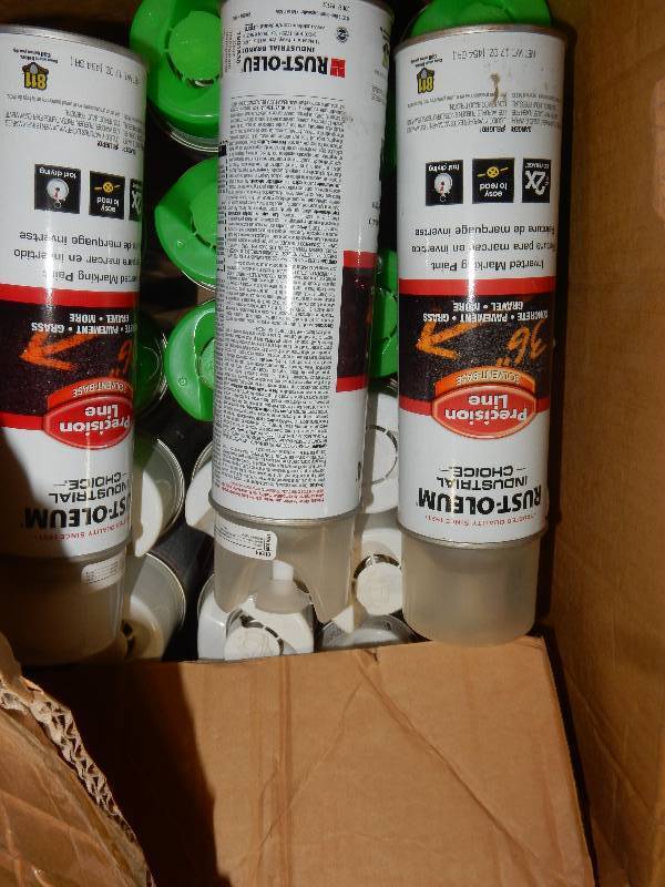lot 109 image: 2 cases of Various Spray Paints