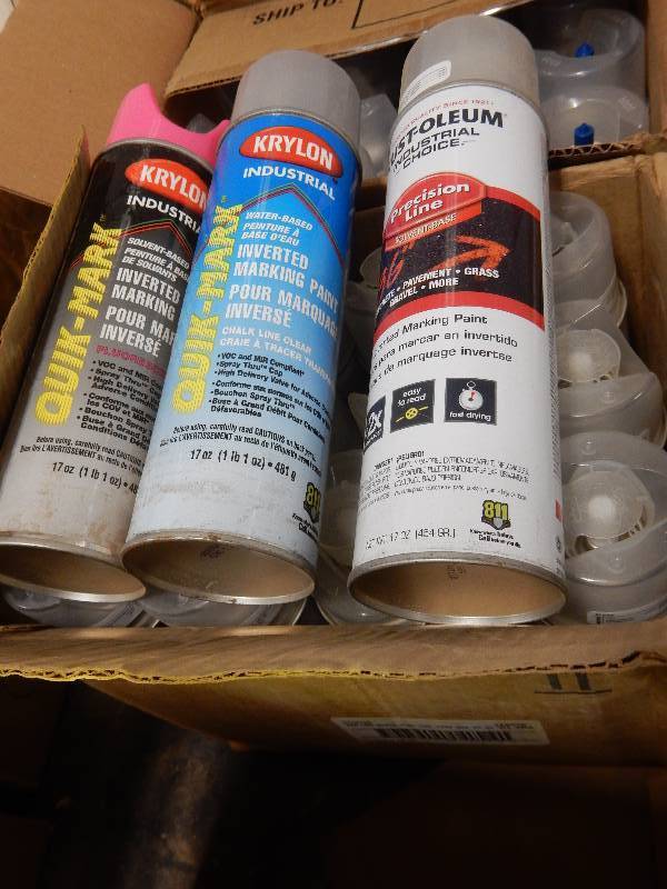 lot 106 image: 5 Cases Various Spray paints