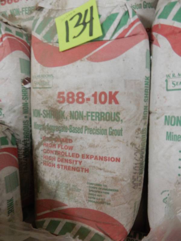 lot 134 image: Pallet of Grout.. Approx 15 bags